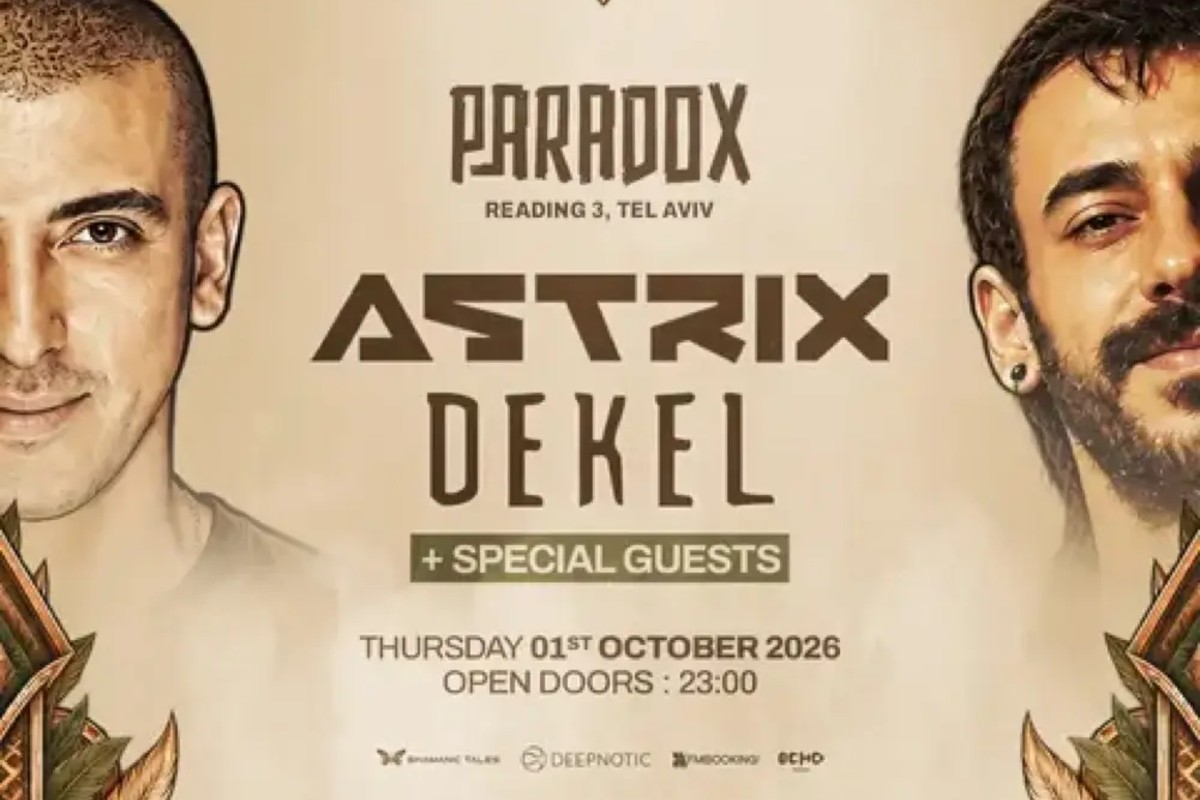 ASTRIX × DEKEL בתל אביב – 1.10.2026
